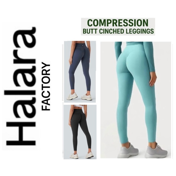 HALARA Pants - NWT (3) Halara Factory Compression Butt Cinch Leggings
